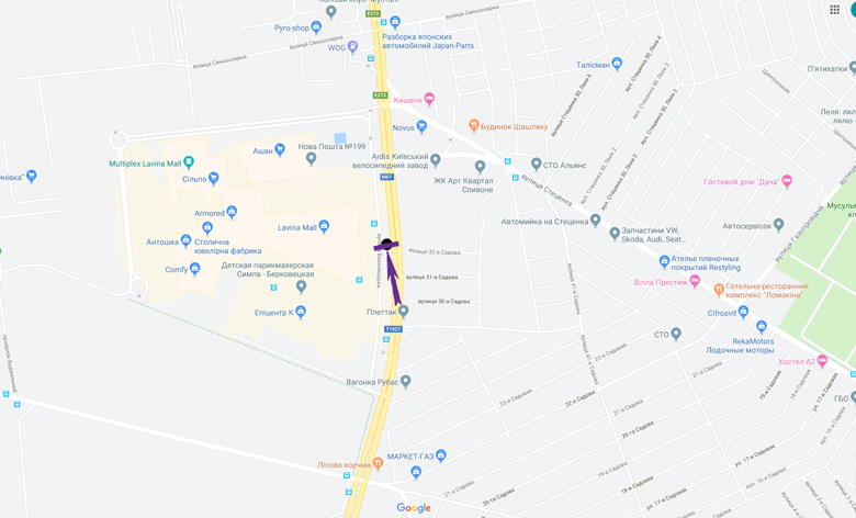 Білборд/Щит, Київ, пр. Академіка Палладіна, напроти входу в ТРЦ Лавіна