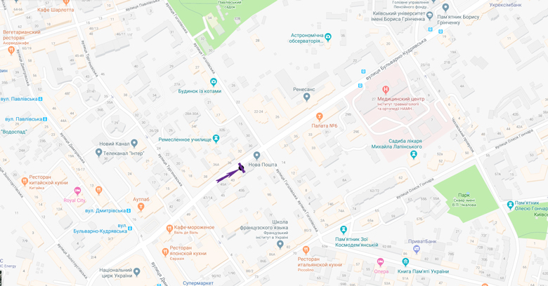 Сітілайт, Київ, вул. Бульварно-Кудрявська, 41