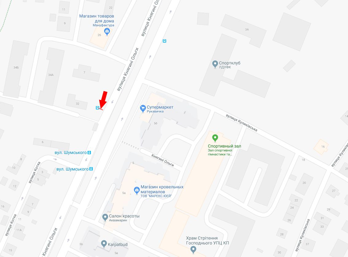 Скрол/Сітіборд, Львів, вул. Кн. Ольги 34