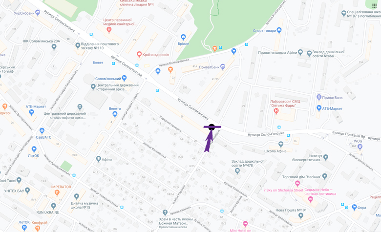 Скрол/Сітіборд, Київ, вул. Солом’янська, 28