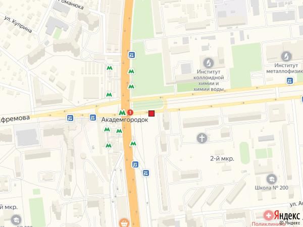 Реклама на остановках, Киев, Бульв. Вернадського, нп/с, Ст. м. "Академмістечко"