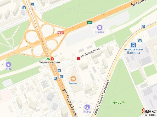 Реклама на остановках, Киев, вул. Попудренка, 50-Б, Ст. м. "Чернігівська"