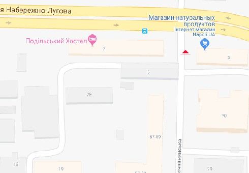 Сітілайт, Київ, Почайнинська вул. - Набережно-Лугова вул., 3