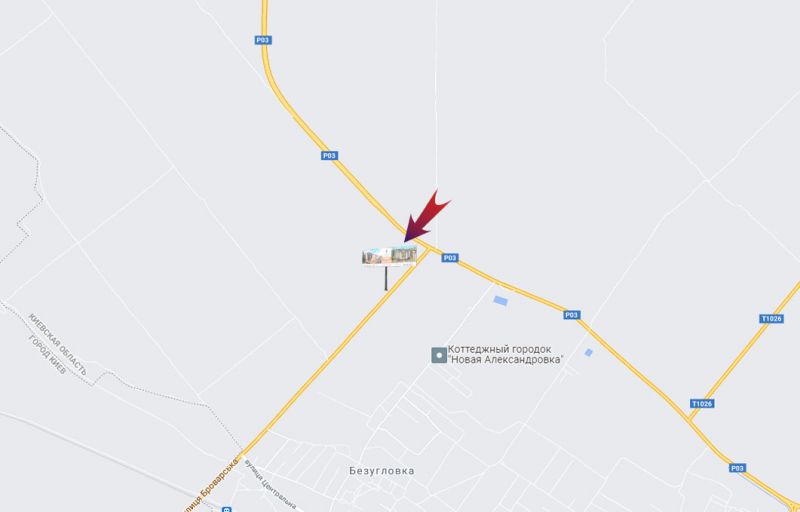 Билборд/Щит, Киев, Бориспільский р-он/Окружна з Броварів/ Проліски (А) правий - на Бориспіль