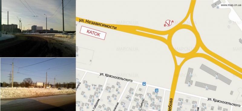 Билборд/Щит, Чернигов, перехр вул. Незалежності та вул. Глібова-А