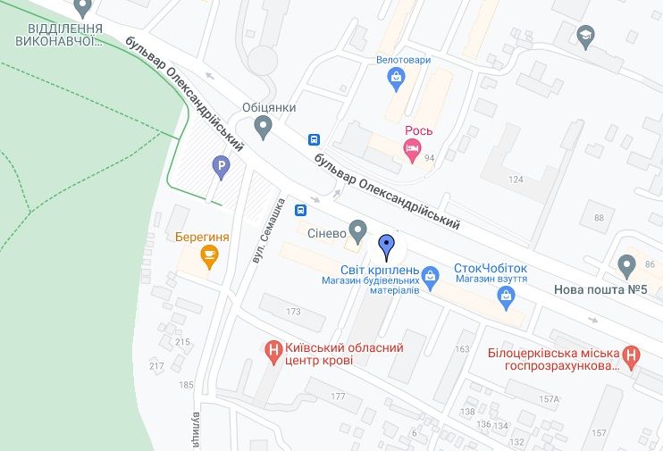 Білборд/Щит, Біла Церква, Б-р. 50-ти років Перемоги, буд. 169 (напрямок в центр від парку "Олександрія", верхній) поклейка з вишки