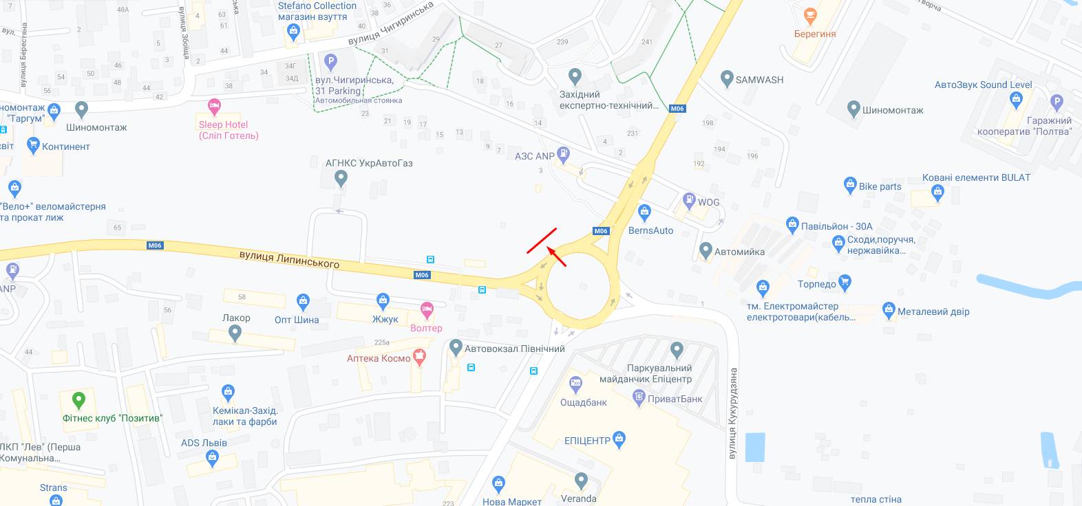 Ролер/Призматрон, Львів, м. Львів, кільце вул.Липинського-вул. Б. Хмельницького (лівий)