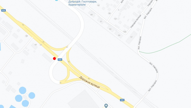 Білборд/Щит, Кам'янське/Дніпродзержинськ, Авторозв’язка вул.Січеславський шлях –пр.Ювілейний-вул.Дорожня /ул.Днепропетровская – пр.Юбилейный – ул.Дорожная