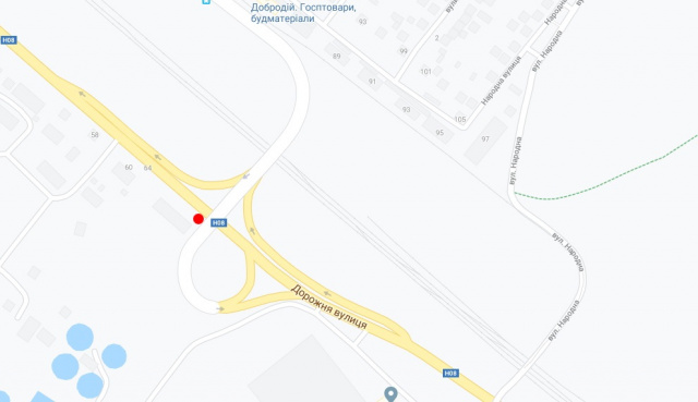 Билборд/Щит, Каменское/Днепродзержинск, Авторозв’язка вул.Січеславський шлях –пр.Ювілейний-вул.Дорожня /ул.Днепропетровская – пр.Юбилейный – ул.Дорожная