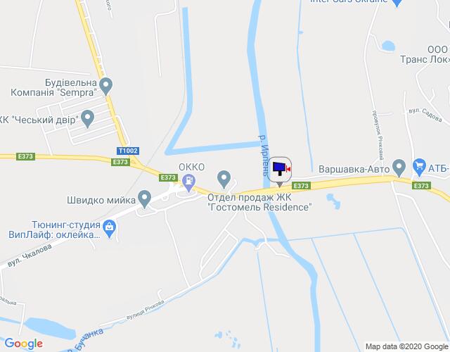 Білборд/Щит, Ірпінь, м. Ірпінь, траса М-07 "Київ-Ковель", км 23+200 право, міст через р. Ірпінка, в'їзд у місто, за 375м до АЗС ОККО, через 400м після магазину АТБ, через 450м після магазину ФОРА, низ