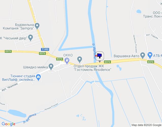 Білборд/Щит, Ірпінь, м. Ірпінь, траса М-07 "Київ-Ковель", км 23+200 право, міст через р. Ірпінка, виїзд з міста, через 375м після АЗС ОККО, за 400м до магазину АТБ, за 450м до магазину ФОРА, низ