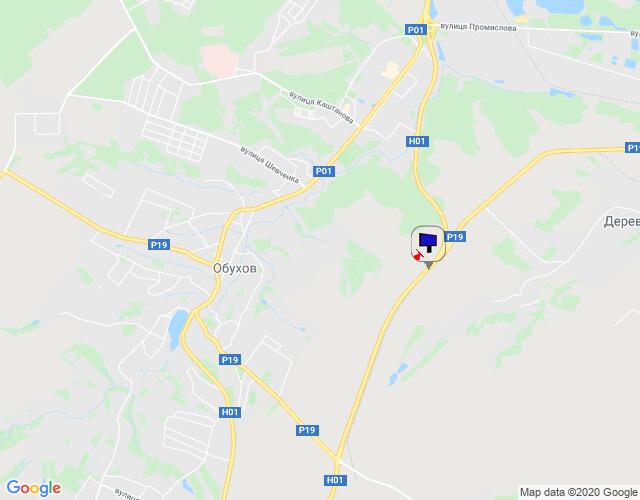 Билборд/Щит, Трассы, м. Обухів, Дніпровське шосе, траса Н-01 "Київ-Знам'янка", км 46+300 ліво, автобусна зупинка "Дерев'яна", поворот на Трипілля