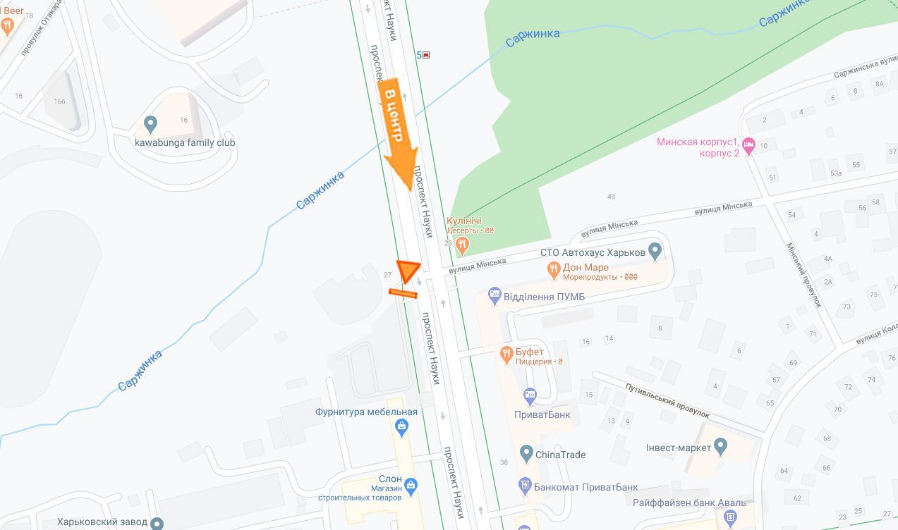 Led екран/Відеоборд, Харків, Науки пр-кт - Дмитра Антоненка вул. (до центру ліва) (А)