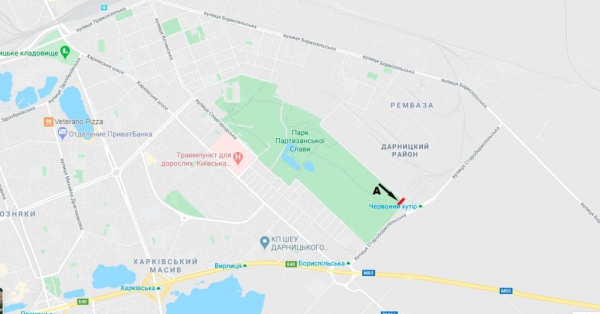 Билборд/Щит, Киев, вул. Миколи Хвильового, біля ст.м. Червоний Хутір/вул. Старобориспільська