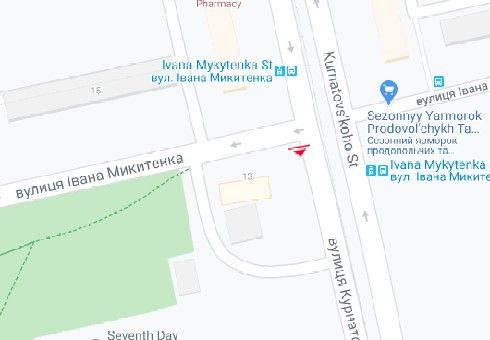 Білборд/Щит, Київ, Остафія Дашкевича вул., 15 - Івана Микитенка вул.