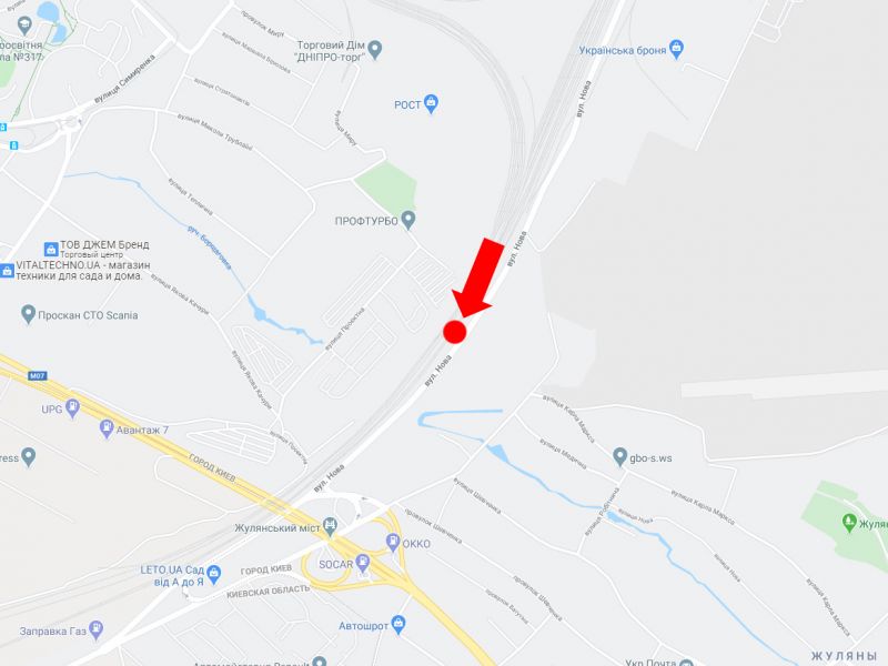 Билборд/Щит, Киев, Повітрофлотський пр., в сторону Кільцевої дороги