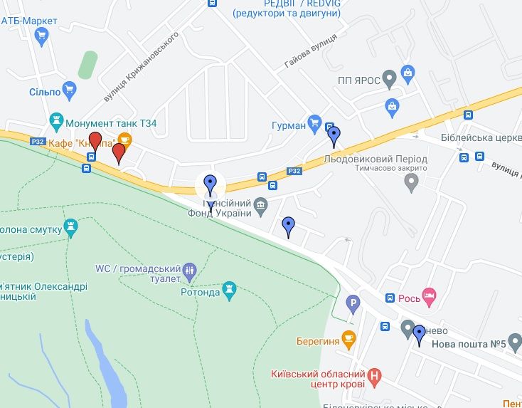 Білборд/Щит, Біла Церква, Вул. Сквирське шосе 218, в районі КПП
