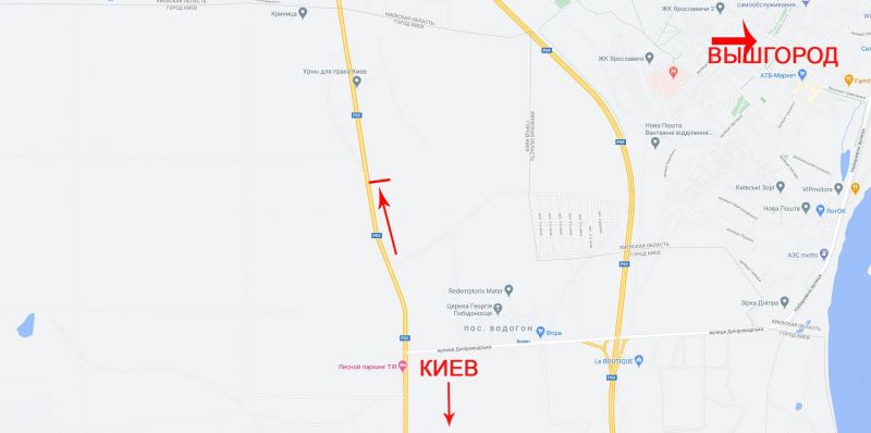 Білборд/Щит, Київ, Мінський пр-т, рух в напрямку з Києва