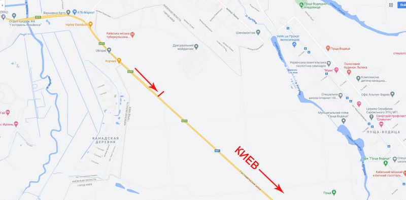 Білборд/Щит, Київ, Гостомельське шосе, рух в напрямку Києва