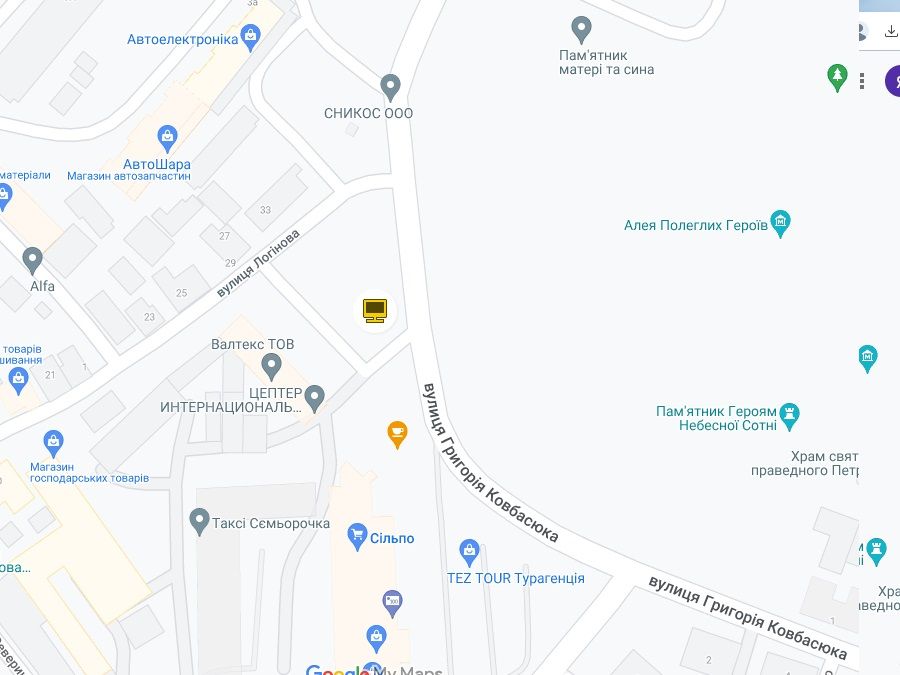 Led екран/Відеоборд, Біла Церква, вул. Героїв Небесної Сотні, маркет Сільпо