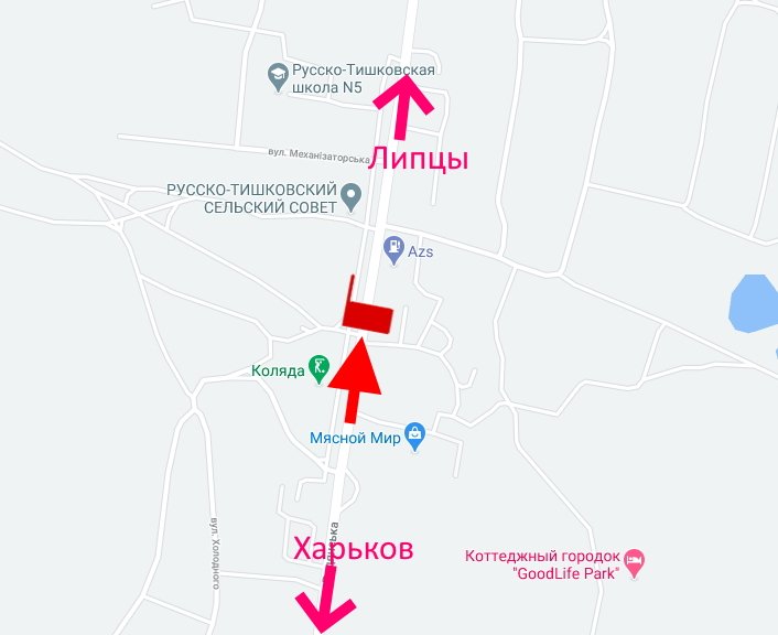 Билборд/Щит, Трассы, сел. Черкаські Тишки біля ресторану "Коляда" - у бік сел. Липці