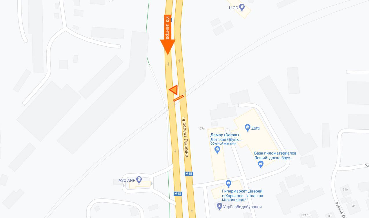 Реклама на мостах, Харків, Аерокосмічний пр-кт (до центру правий) (А)