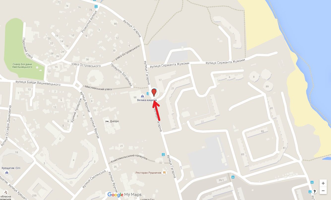 Білборд/Щит, Черкаси, вул. Володимира Великого, 21