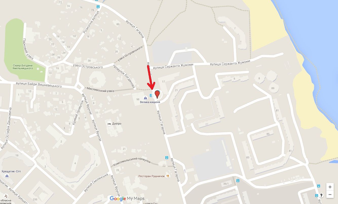 Білборд/Щит, Черкаси, вул. Володимира Великого, 21