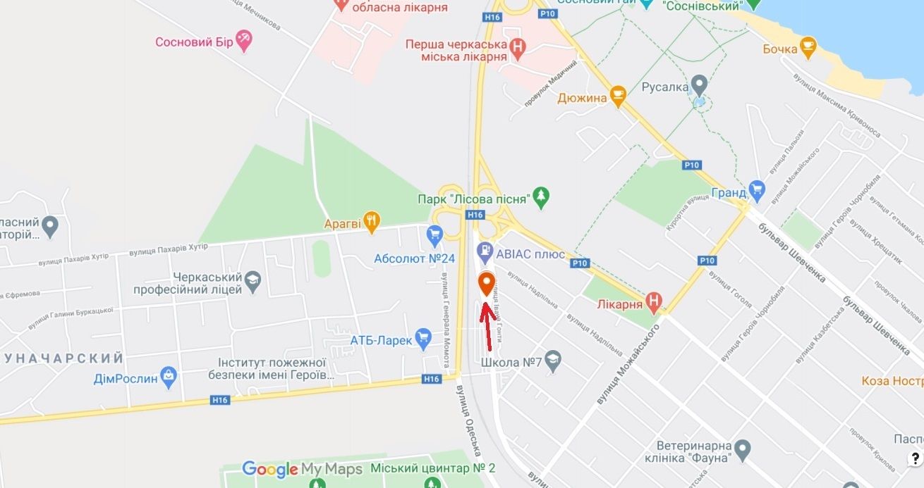 Білборд/Щит, Черкаси, Золотоніське шосе, виїзд з міста (біля АЗС ANP)