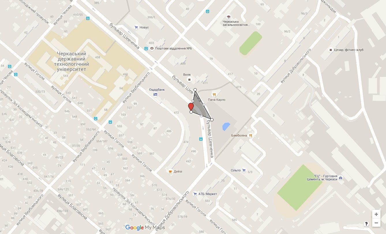 Білборд/Щит, Черкаси, бул. Шевченка, 468 (напроти пл. 700-річчя)