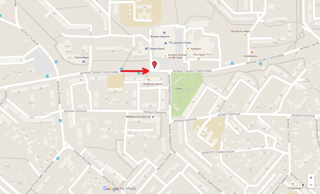 Білборд/Щит, Черкаси, вул. Припортова, 38 (ТРЦ Дніпроплаза)