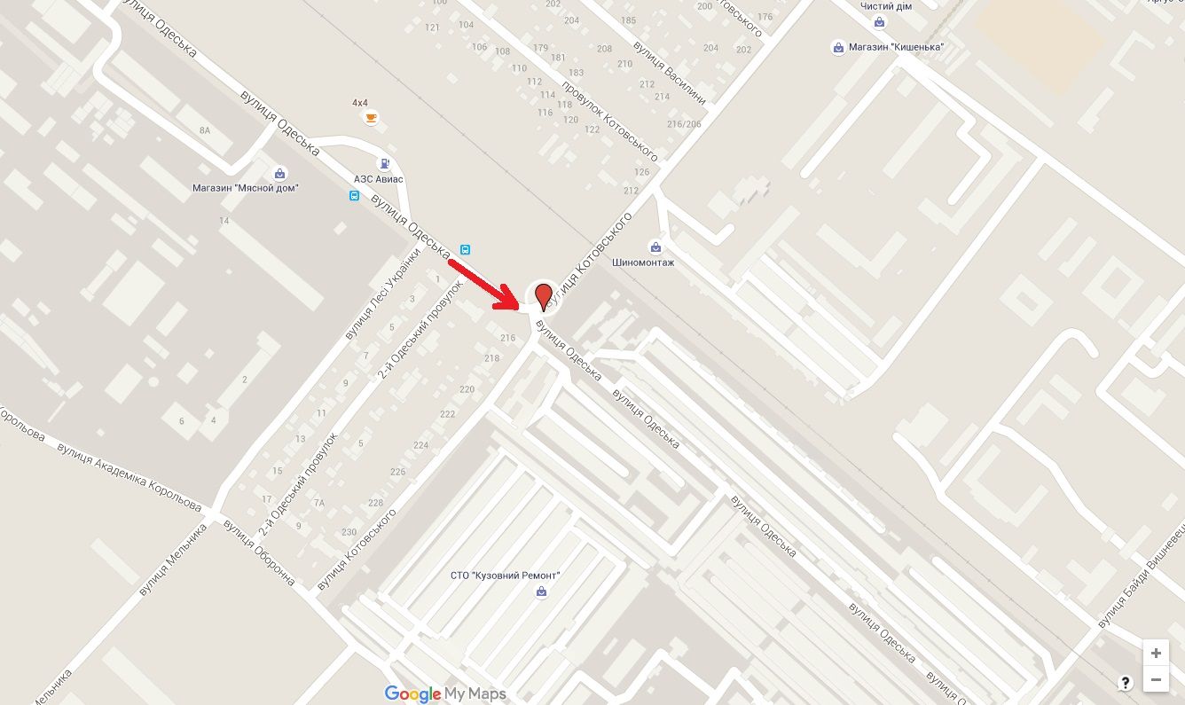 Білборд/Щит, Черкаси, вул. Одеська - вул. Грушевського