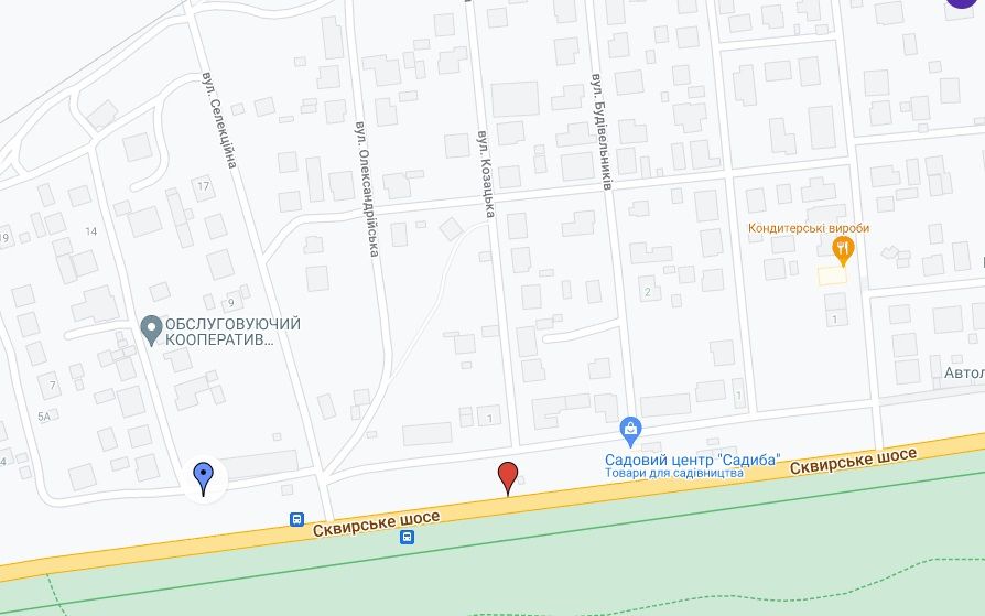 Білборд/Щит, Біла Церква, Вул.Сквирське шосе навпроти парку "Олександрія" (в`їзд в місто)