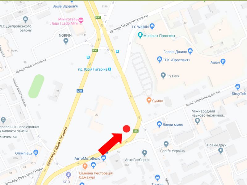 Led екран/Відеоборд, Київ, Верховної Ради бул., 36, перед ТЦ "Проспект", супермаркетами "Фокстрот", "Ашан"