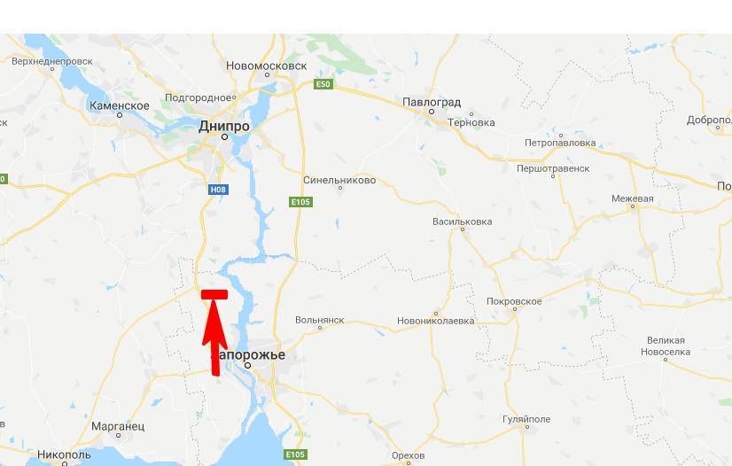 Білборд/Щит, Траси, траса Запоріжжя - Дніпро (рух в сторону м. Дніпро)