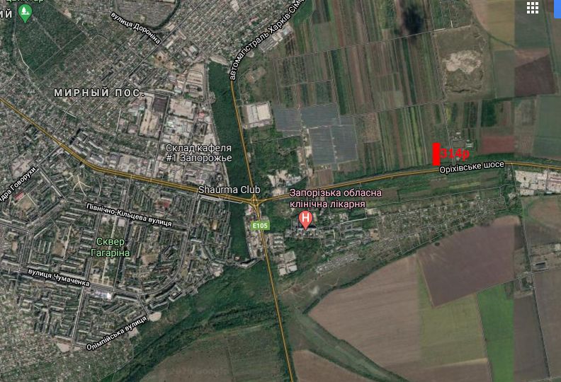 Билборд/Щит, Запорожье, Оріхівське шосе, в'їзд в м. Запоріжжя