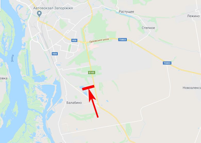 Билборд/Щит, Балабино, траса Москва-Сімферополь, в'їзд в Запоріжжя, пам'ятник автомобілістам