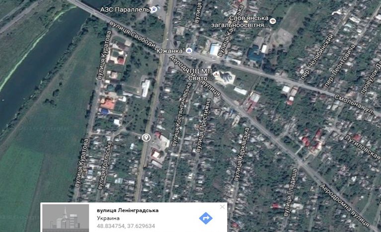 Билборд/Щит, Славянск, вул. О.Тихого (р-н «Колесо-Центр»)