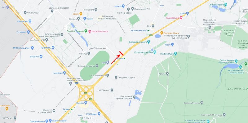 Суперсайт/Мегаборд, Киев, Глушкова Академіка просп./вул. Касіяна Василя (формат 5х15)