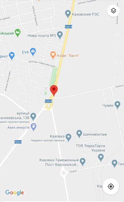 Билборд/Щит, Каховка, Панкеєвська (Круглий дім)_А
