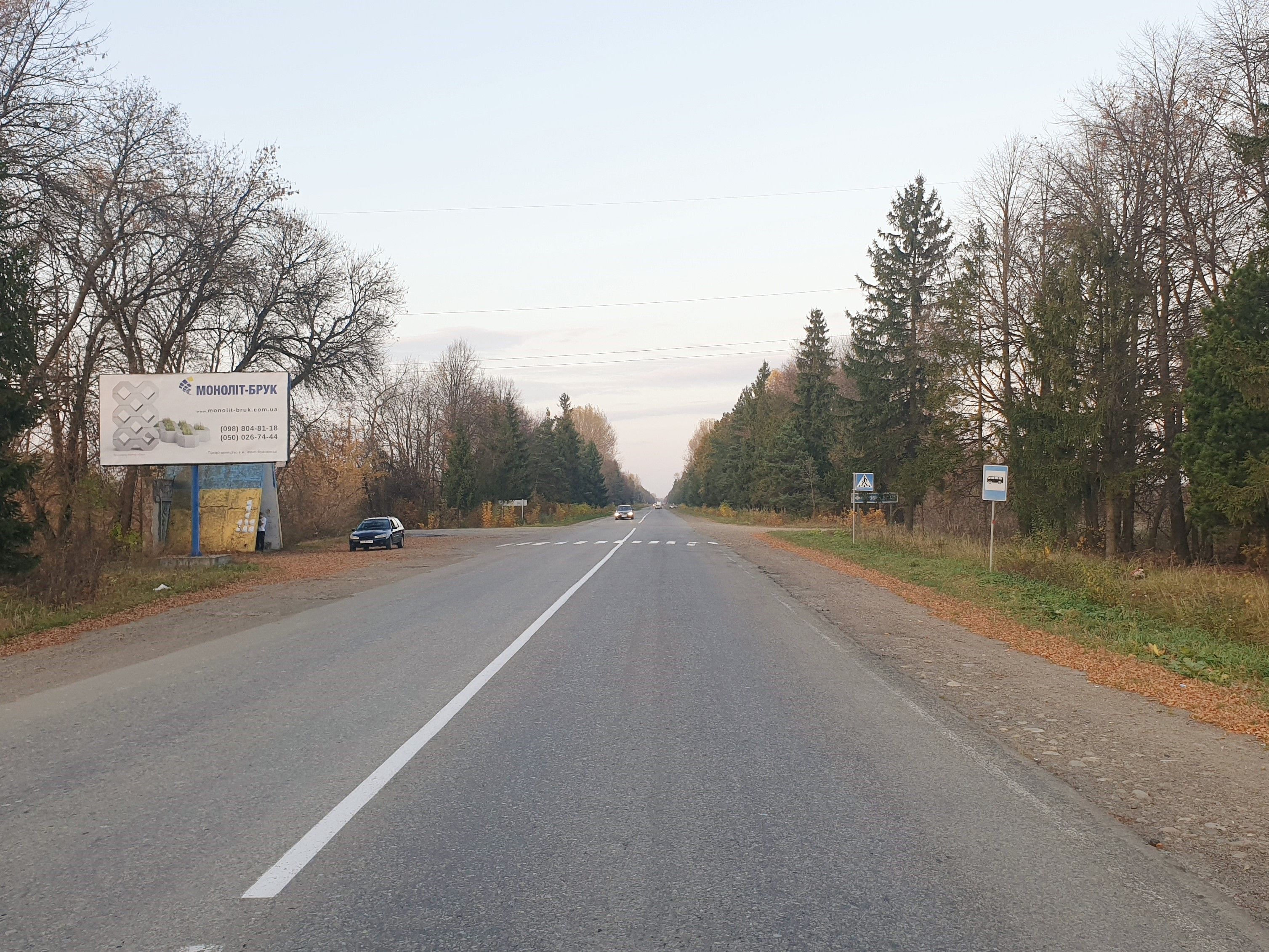 Білборд/Щит, Богородчани, м.Богородчани, зупинка с. Скобичівка, траса Івано-Франківськ - Богородчани