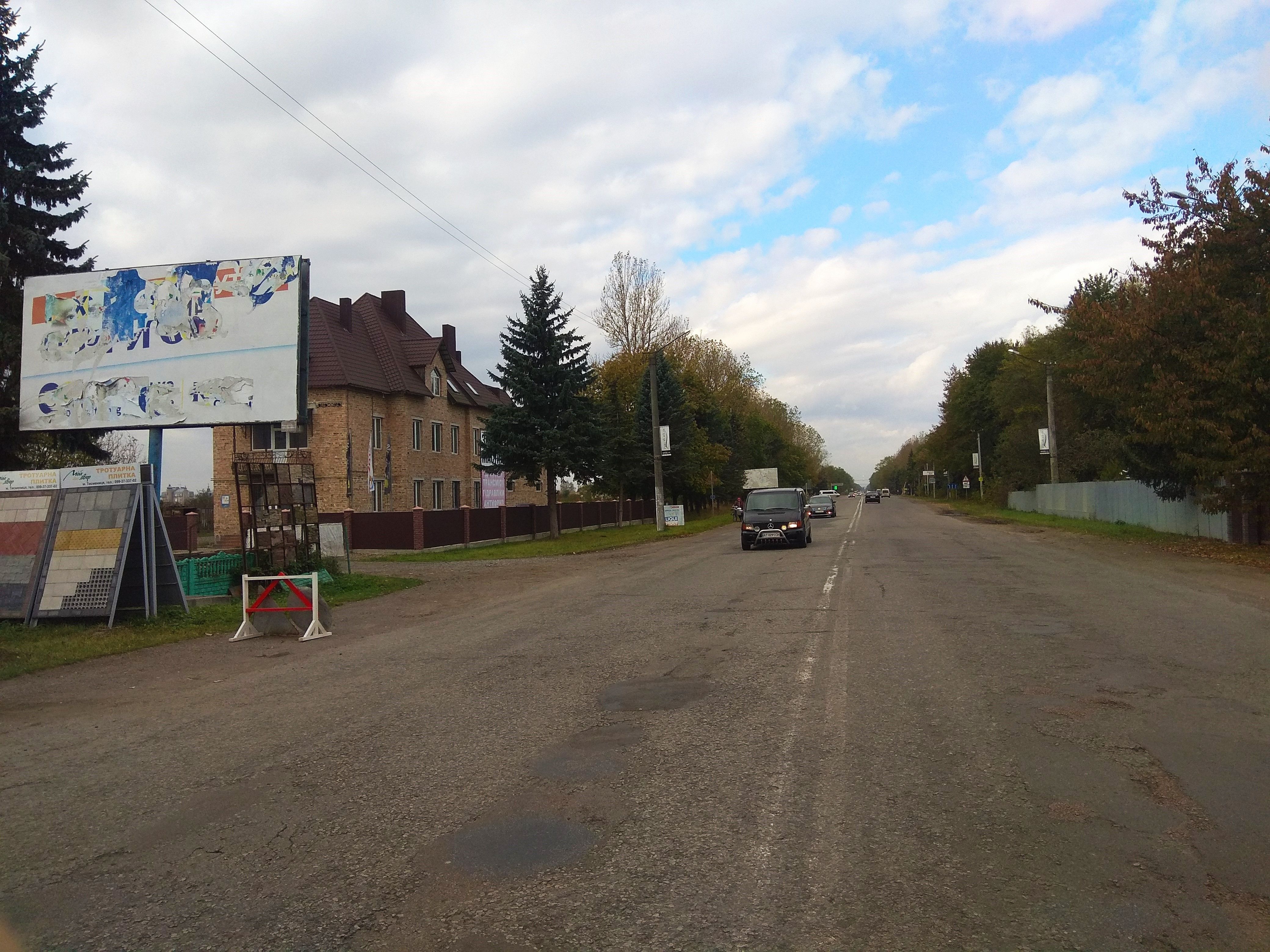 Билборд/Щит, Тысменица, м.Тисмениця (траса Тисмениця-Ів.Франківськ) ст.Б