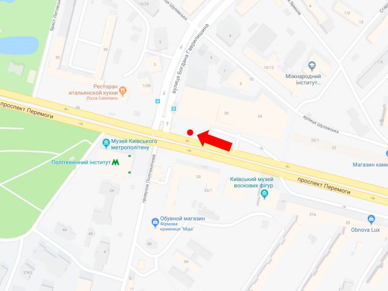 Led екран/Відеоборд, Київ, Берестейський пр. (колиш. пр. Перемоги), 26, навпроти ст.м. "Політехнічний інститут", біля ТРЦ "Smart Plaza", супермаркету "Сільпо", з центру, (ролик 10 сек, 1 вихід/1,5 хвилини)