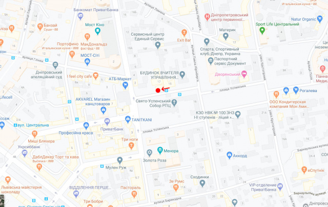 Реклама на остановках, Днепр, Вул.Михайла Коцюбинського, біля буд.2/ул. Коцюбинского, 2