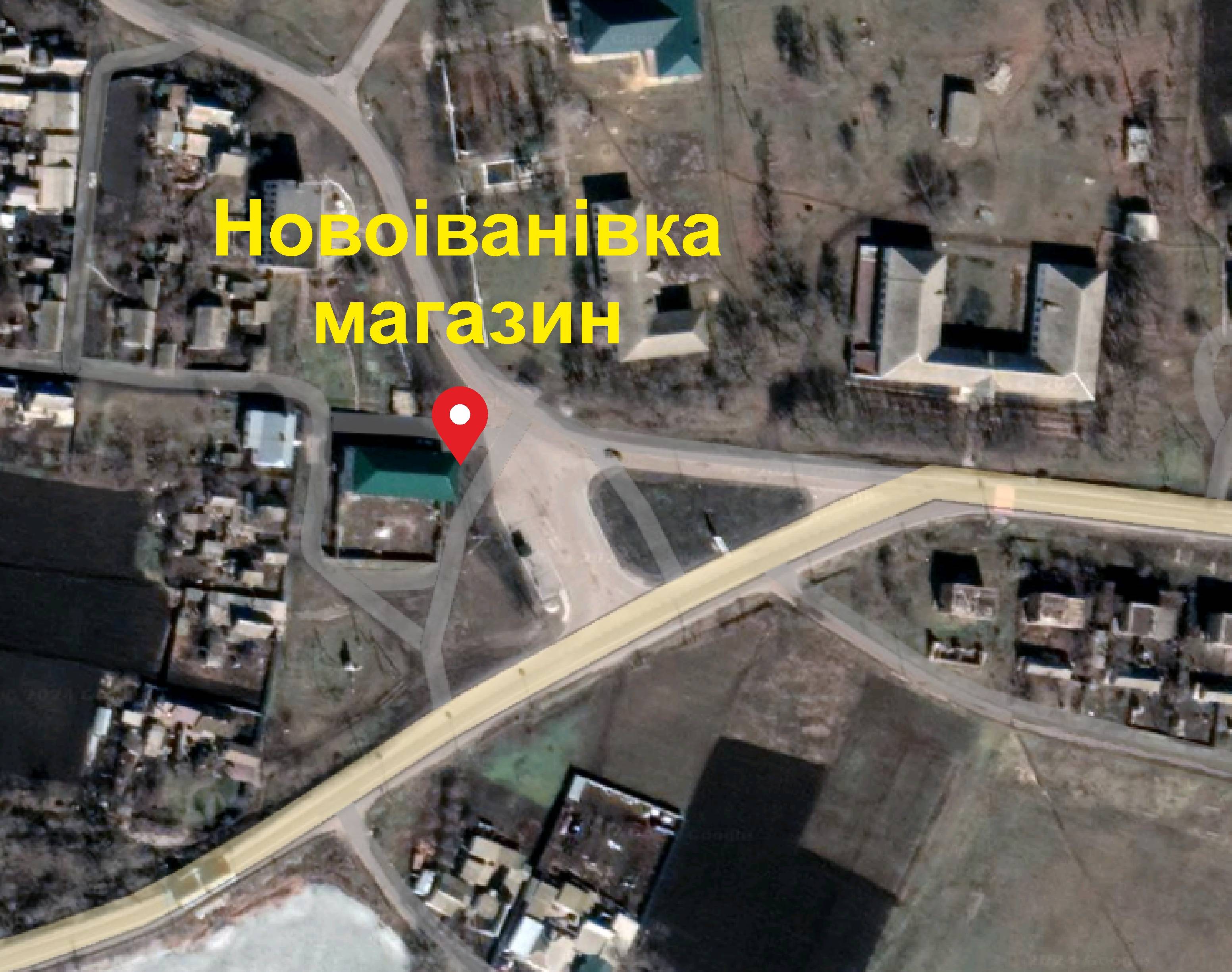 Білборд/Щит, Траси, Новоіванівка магазин