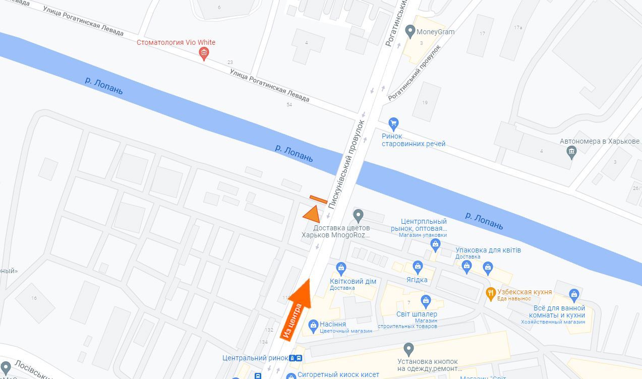Білборд/Щит, Харків, Пискуновский пров. (з центру) (Б)