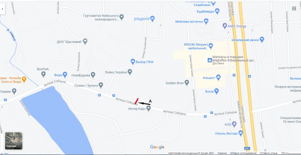 Білборд/Щит, Київ, Петропавлівська Борщагівка, вул. Соборна, 4