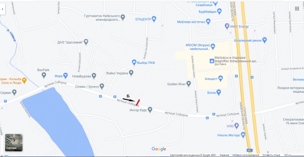 Білборд/Щит, Київ, Петропавлівська Борщагівка, вул. Соборна, 4