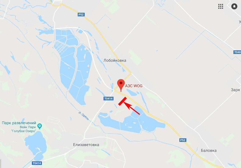 Білборд/Щит, Траси, Балівка - Лобойківка - Єлизаветівка, напрям до м. Кам'янське