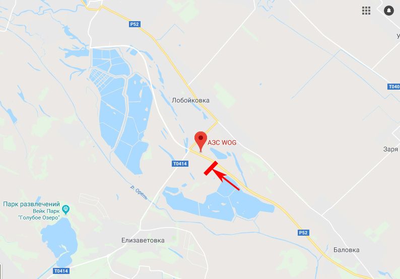 Білборд/Щит, Траси, Балівка - Лобойківка - Єлизаветівка, напрям до м. Кам'янське